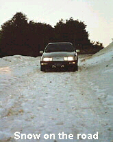 Snow on the road
